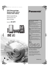 Bedienungsanleitung Panasonic SC-DP1 Heimkinosystem