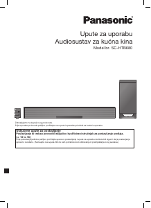 Priručnik Panasonic SC-HTB680 Kućno kino