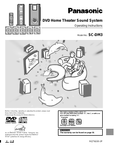 Handleiding Panasonic SC-DM3P Home cinema set