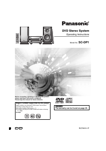 Handleiding Panasonic SC-DP1P Home cinema set