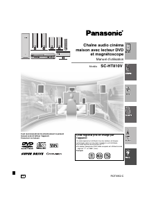 Mode d’emploi Panasonic SC-HT810VPC Système home cinéma