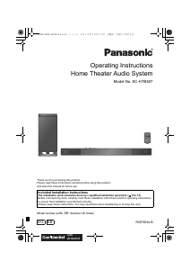 Bruksanvisning Panasonic SC-HTB527EB Hembiopaket