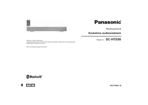 Kasutusjuhend Panasonic SC-HTE80 Kodukinosüsteem