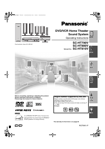 Bruksanvisning Panasonic SC-HT800PP Hembiopaket
