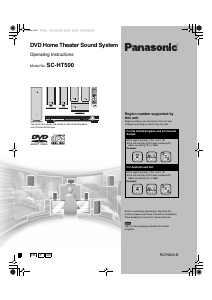 Bruksanvisning Panasonic SC-HT500GN Hembiopaket
