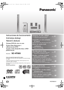 Manual de uso Panasonic SC-HT855 Sistema de home cinema