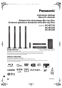 Manuál Panasonic SC-BT735EP Domácí kino