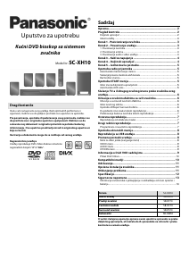 Priručnik Panasonic SC-XH10 Kućno kino