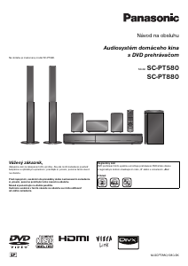 Návod Panasonic SC-PT880EP Domáce kino