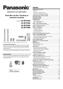 Priručnik Panasonic SC-BTT460 Kućno kino