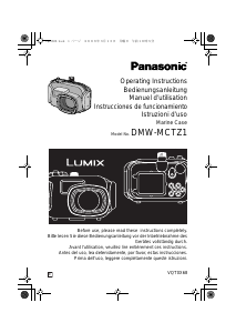 Manual Panasonic DMW-MCTZ1E Lumix Underwater Camera Case