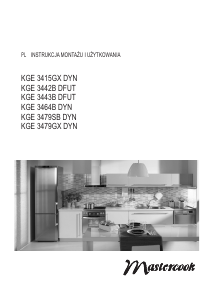 Руководство Mastercook KGE-3464B DYN Кухонная плита