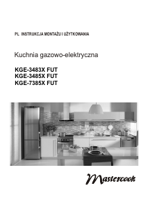 Instrukcja Mastercook KGE-3483X FUT Kuchnia