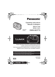 Bedienungsanleitung Panasonic DMW-MCFT5PP Lumix Unterwasserkameratasche