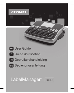 Handleiding Dymo LabelManager 360D Labelprinter
