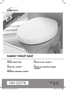 Manual Miomare IAN 32378 Toilet Seat