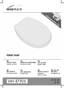 Bedienungsanleitung Miomare IAN 87306 Toilettensitz