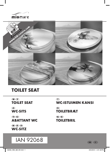 Manual Miomare IAN 92068 Toilet Seat