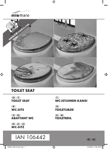 Manual Miomare IAN 106442 Toilet Seat