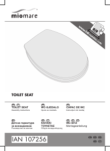 Manual Miomare IAN 107256 Toilet Seat