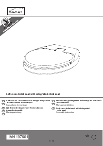 Manual Miomare IAN 107601 Toilet Seat