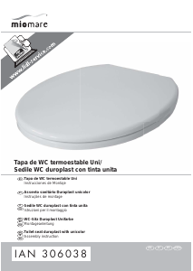 Manual Miomare IAN 306038 Toilet Seat