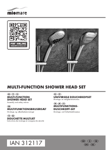 Manual Miomare IAN 312117 Shower Head