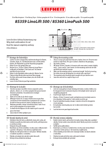 Mode d’emploi Leifheit LinoPush 500 Séchoir à linge