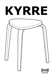 Manuál IKEA KYRRE Stolička