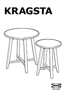 मैनुअल IKEA KRAGSTA साइड टेबल
