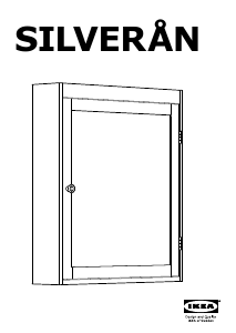 Manual IKEA SILVERAN Dulap cu oglinzi
