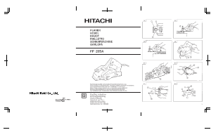 Handleiding Hitachi FP 20SA Schaafmachine