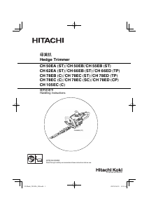 Handleiding Hitachi CH 50EA Heggenschaar