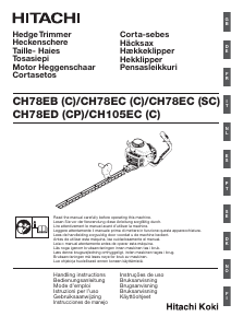 Bruksanvisning Hitachi CH 78EB (C) Häcksax