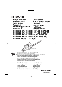 Bruksanvisning Hitachi CH 78EC2 (ST) Häcksax