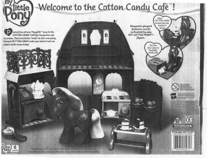 Manual Hasbro My Little Pony Cotton Candy Cafe