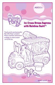 Manual Hasbro My Little Pony Ice Cream Dream Supreme with Rainbow Swirl