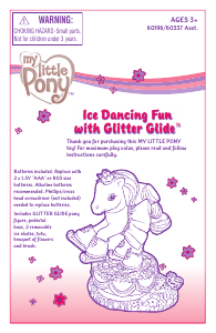 Handleiding Hasbro My Little Pony Ice Dancing Fun with Glitter Glide