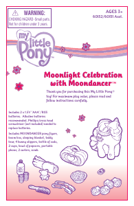 Handleiding Hasbro My Little Pony Moonlight Celebration with Moondancer