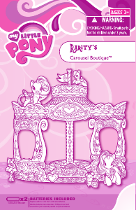 Manual Hasbro My Little Pony Raritys Carousel Boutique