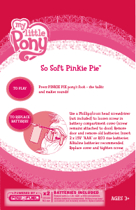 Handleiding Hasbro My Little Pony So Soft Pinkie Pie