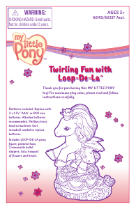 Handleiding Hasbro My Little Pony Twirling Fun with Loop-De-La