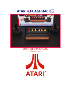 Manual Atari CX-2600 Flashback 2