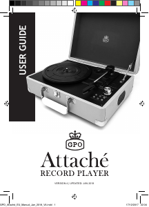 Manual GPO Attache Turntable