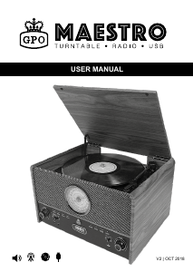 Manual GPO Maestro Turntable