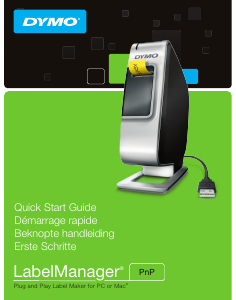 Manual Dymo LabelManager PnP Label Printer