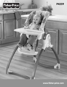 Manual Fisher-Price P4259 Baby High Chair