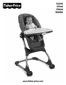 Manual de uso Fisher-Price V3393 Silla alta de bebé