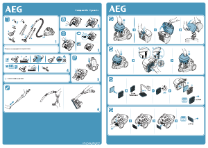 Manual AEG AZ1232 CompactGo Cyclonic Vacuum Cleaner