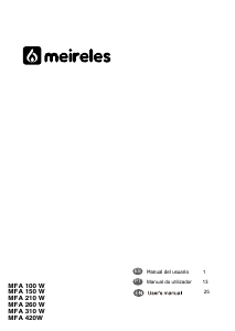 Manual de uso Meireles MFA 420 W Congelador